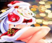 [Media] Santa Lia gets ready to give Subaru his present for being such a good boy all year a very thicc present indeed. ud83dude0f from brazzers present