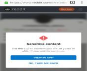Reddit's mobile site forces you to download the app to view some NSFW posts (this one on r/relationship_advice) from sunny leon sex xxxx 3gp mobile video download