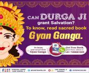 #NavratriAndGudiPadwaSpecial Can Durga ji grant salvation? To know ,read sacred book gyan ganga . from maa durga nudes xxx sexy bf image