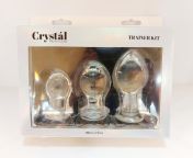 The Crystal Trainer Kit by NS Novelties is back in stock! Come in store to view our full selection of anal training kits & glass products! from crystal met anal