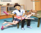 Shinji has had enough with Asuka from asuka and shinji hentai